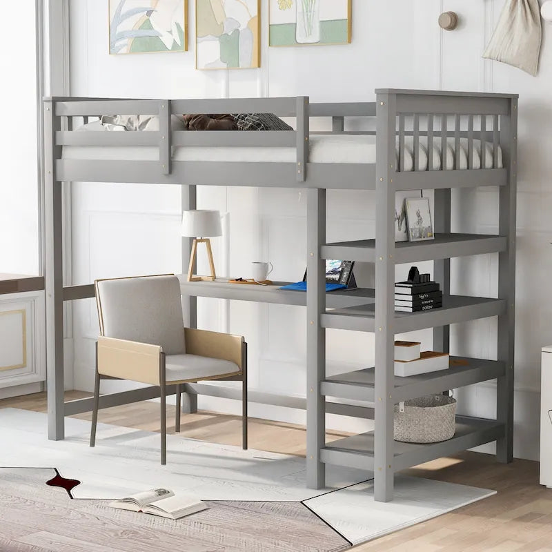 Wood Loft Beds