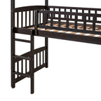 Letto a soppalco con scivolo e sponda, letto a casetta con scivolo